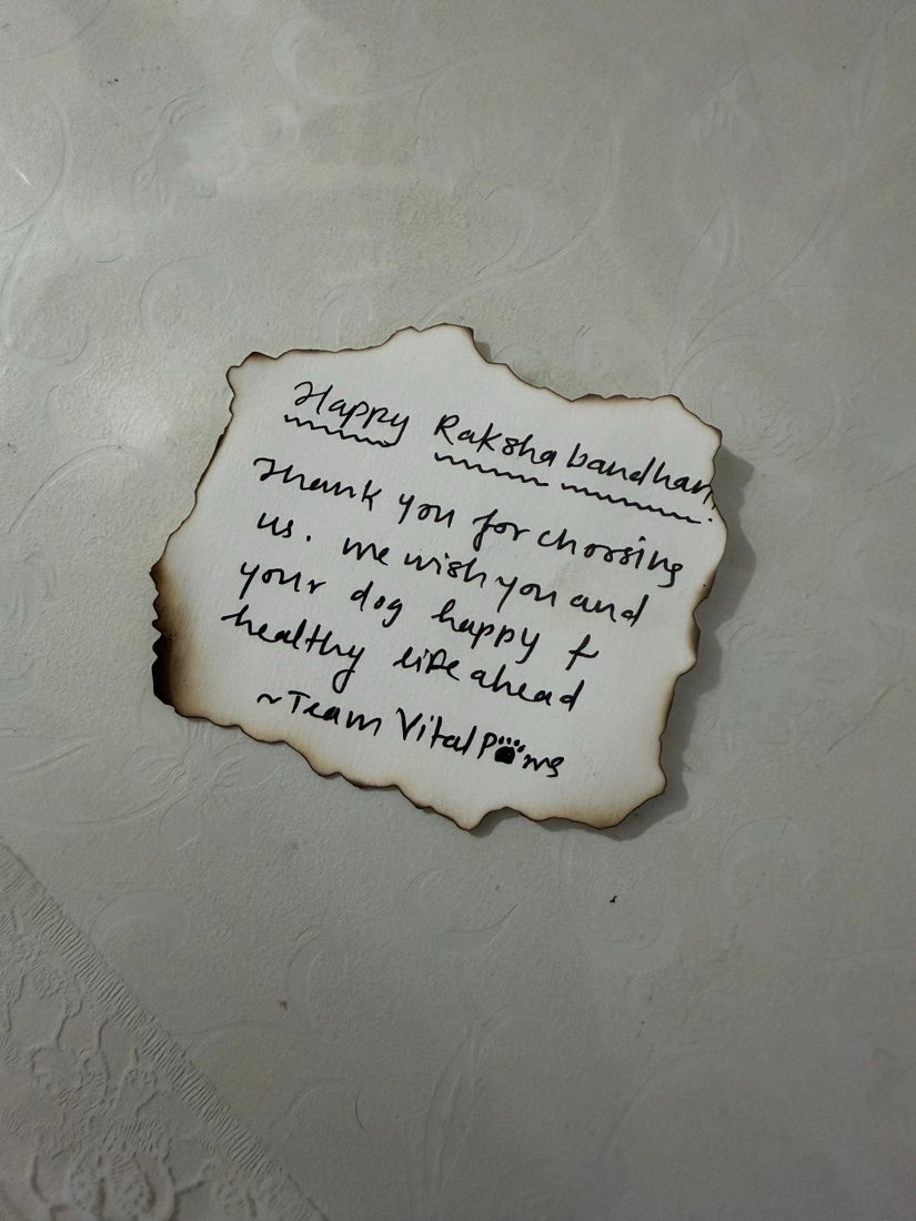 Handwritten Happy Raksha Bandhan letter